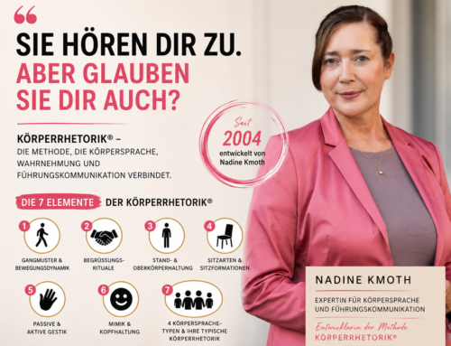 Körperrhetorik© – Die Methode von Nadine Kmoth: Körpersprache bewusst einsetzen und Führungskompetenz stärken
