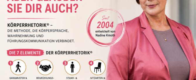 Körperrhetorik© Eine Methode von Nadine Kmoth